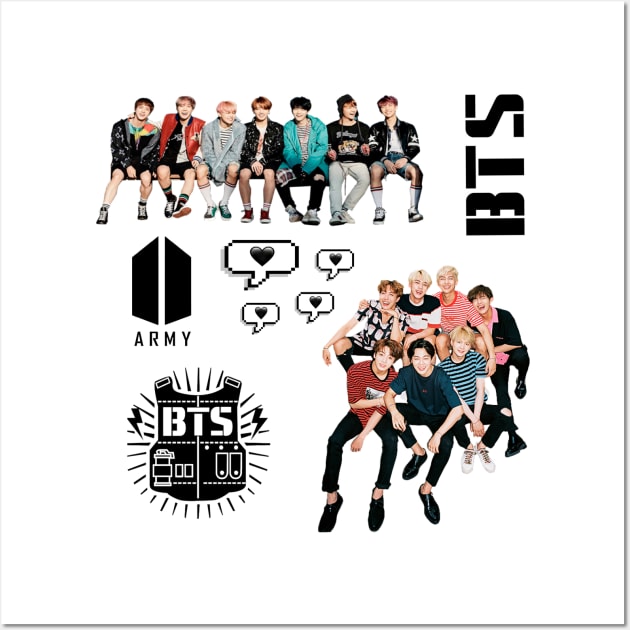 BTS ARMY Wall Art by Eshka